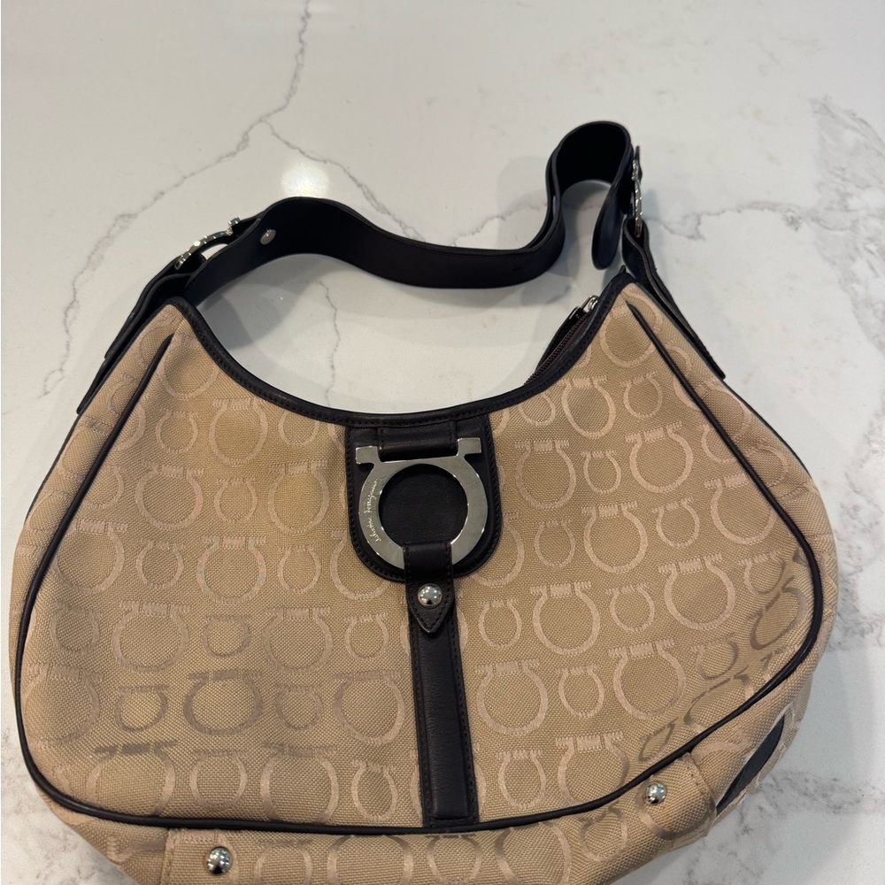 Salvatore Ferragamo Gancini Shoulder Bag